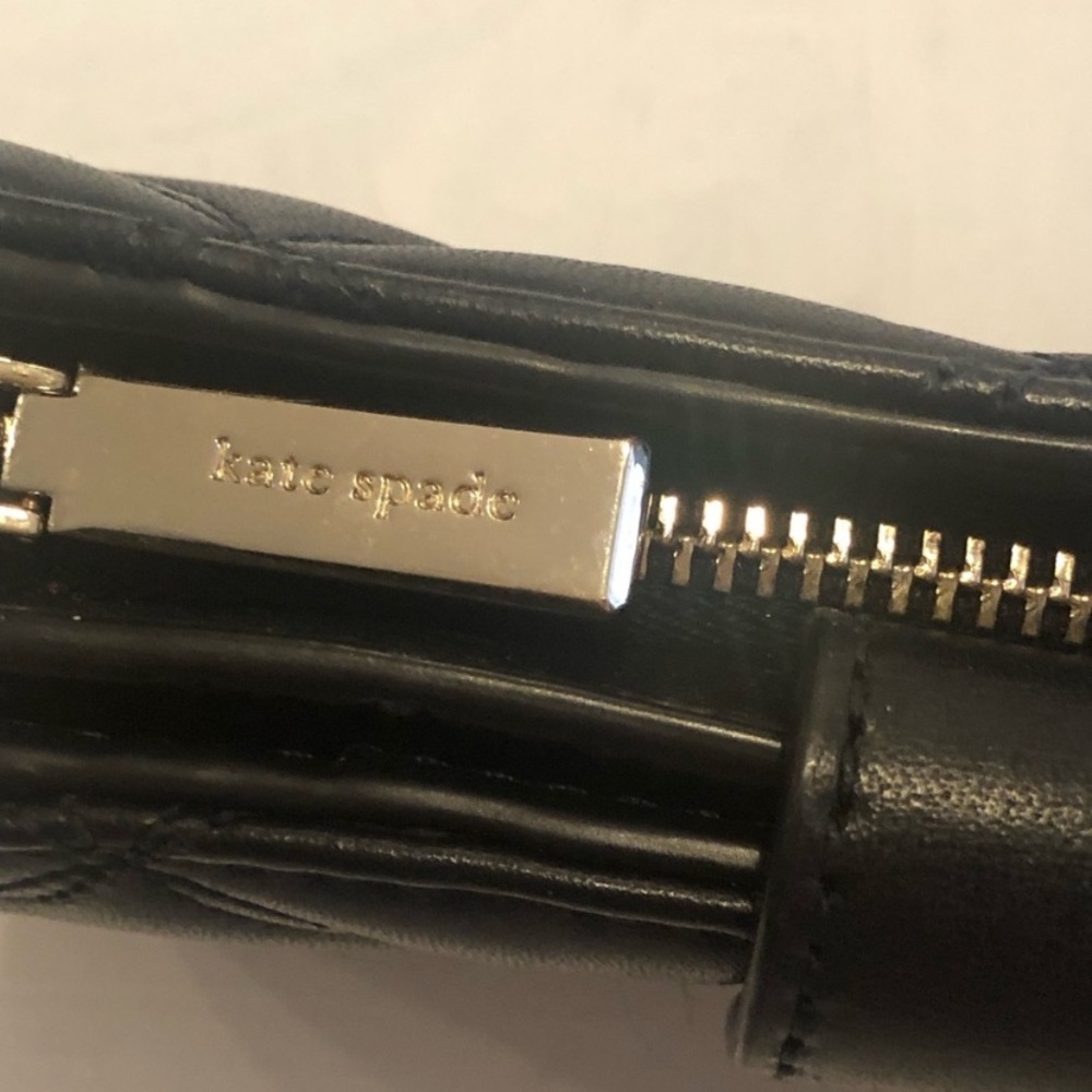 Kate Spade Black Quilted Leather Accessory - Picture 5 of 8